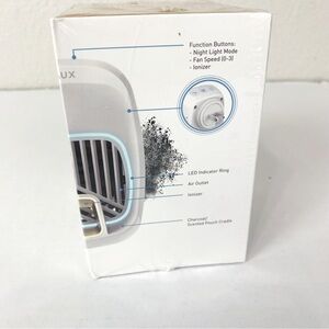 Blaux In Home Plug In Charcoal Air Filter Deodorizer Nightlight